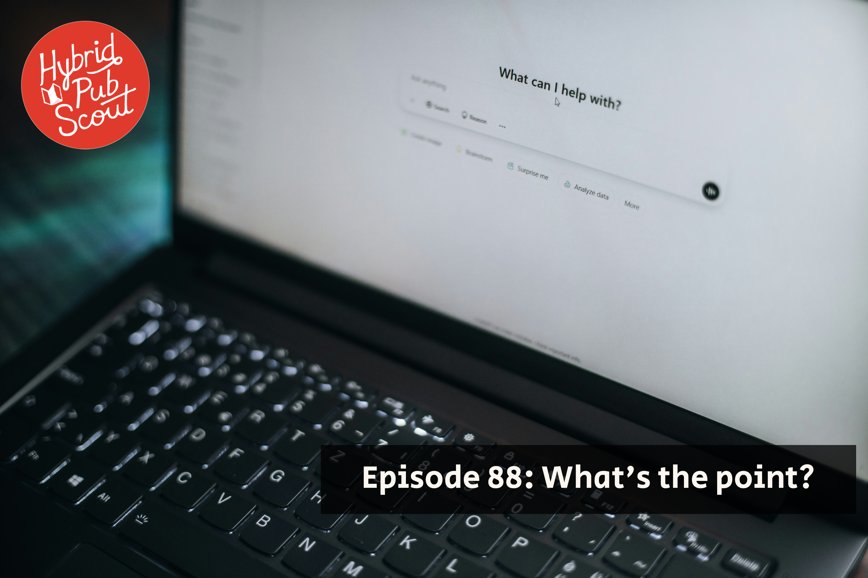 A laptop screen open to the homepage for ChatGPT